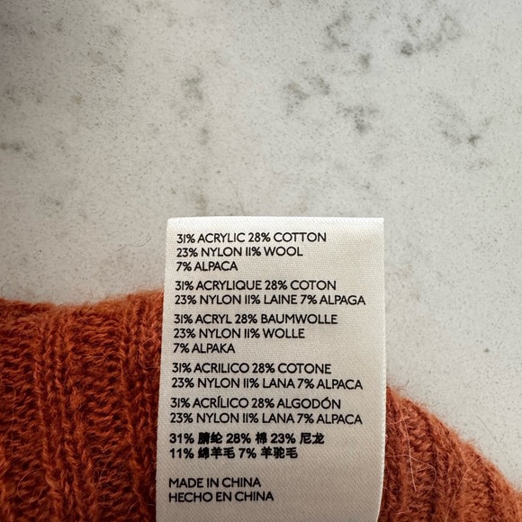 Anthropologie Maeve Lindsay Pointelle Wool Alpaca Sweater - Picture 6 of 6